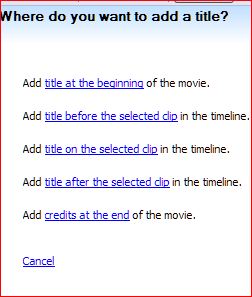 titles
